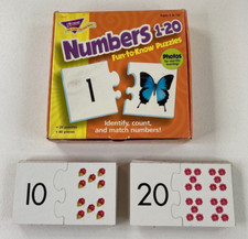 TREND Numbers 1-20 Fun-to-Know Puzzles Children Learning Counting Ages 3 