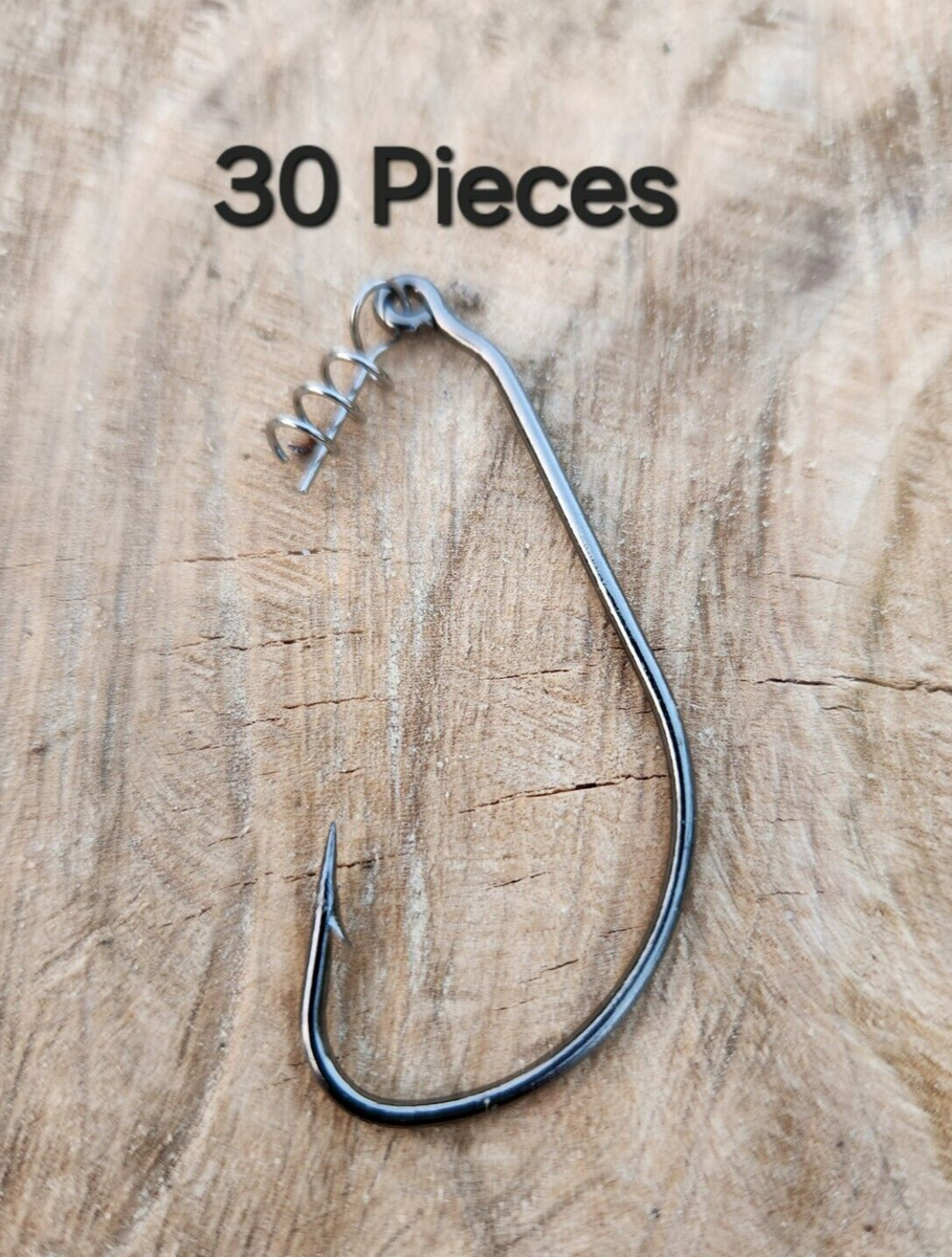 bass fishing hooks for sale Freshwater - Trout - Crappie - Bluegill - - Panfish - Walleye - Perch Forged stainless steel wire Ringed eye Knife Bass Fishing Hooks for sale