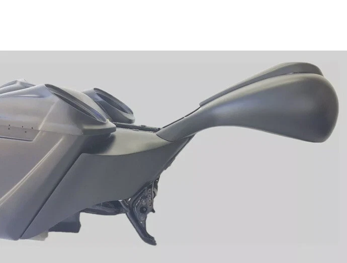 09-13 Harley Davidson Stretched Gas Tank Shrouds Side Cover & Dash Combo  - Image 2 of 2