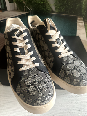 New Coach Men\'s Shoes Size 8 Midnight Navy Clip Low Top Sneaker Signature Coach | Shoes | New Coach Mens Shoes Size 8 Midnight Navy  main image 2