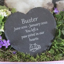Personalised Pet Chinchilla Memorial Plaque - Grave Marker 