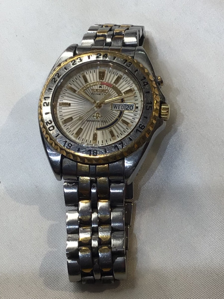 ⭐︎SEIKO⭐︎Kinetic Vintage SEIKO KINETIC SPORTS 100 Watch Mens Automatic Wristwatch