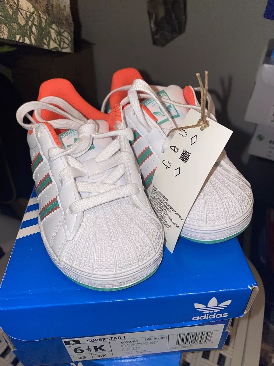 Adidas superstar top 6 1/2