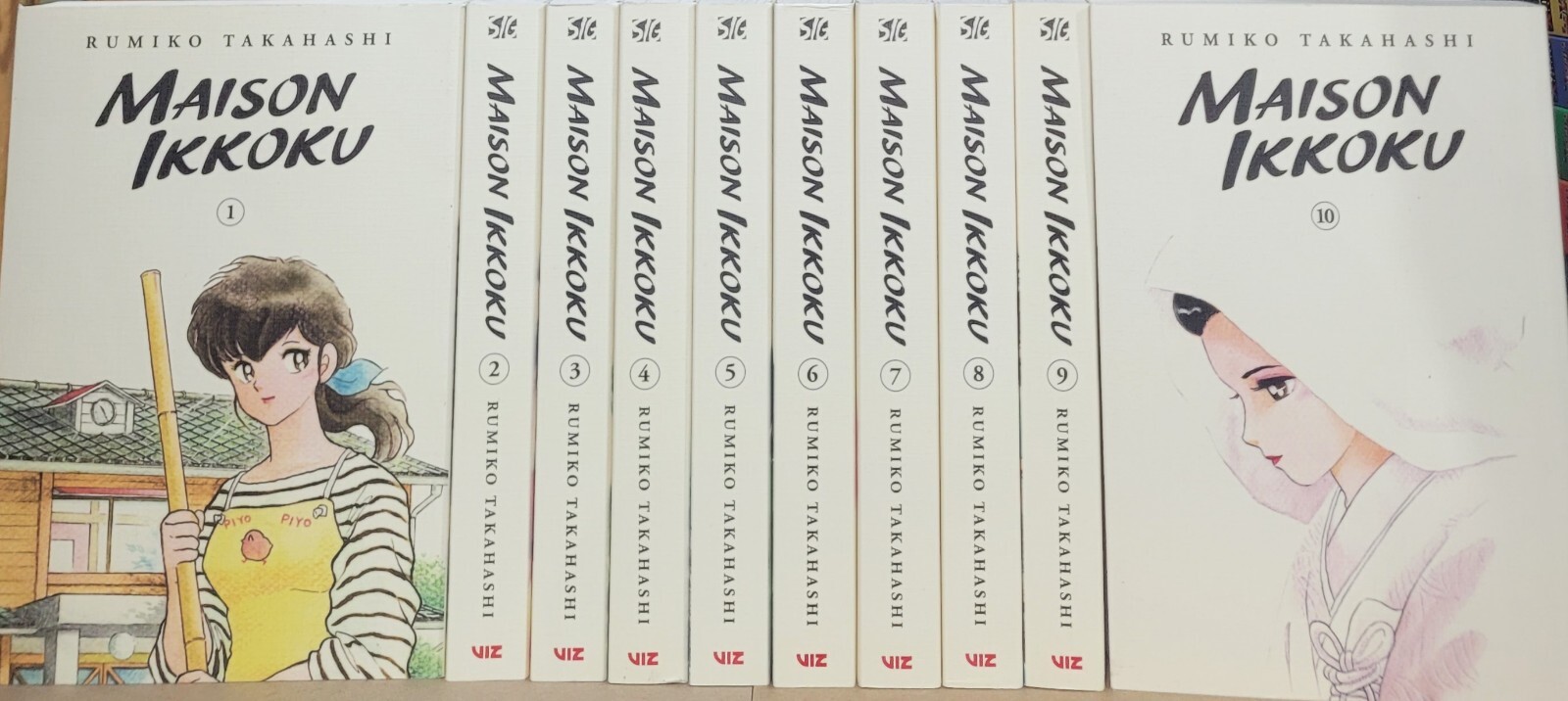 Maison Ikkoku Collector's Edition Manga Lot 1-10 Complete Set Brand New