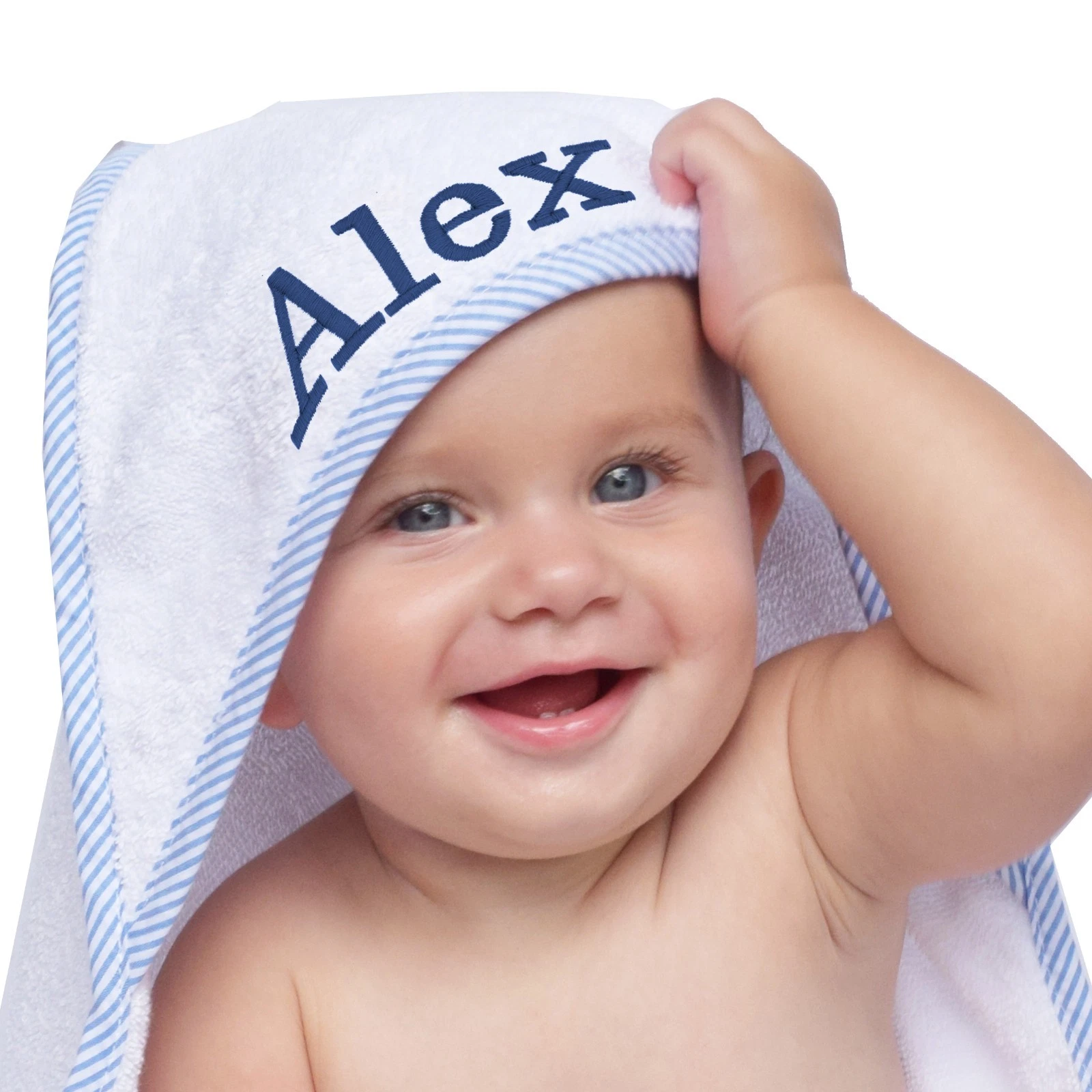 Custom Embroidered Baby Hooded Blanket Towel
Opens in a new window or tab