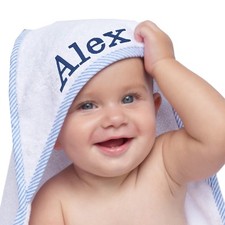 Custom Embroidered Baby Hooded Blanket Towel