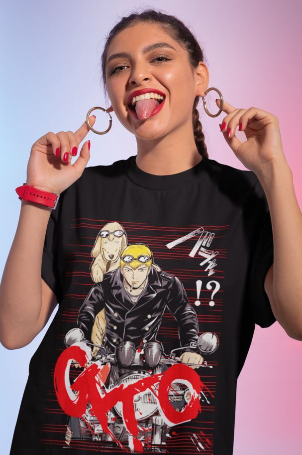 gto New Black Shirt,Great Teacher Onizuka,anime,japan,eikichi