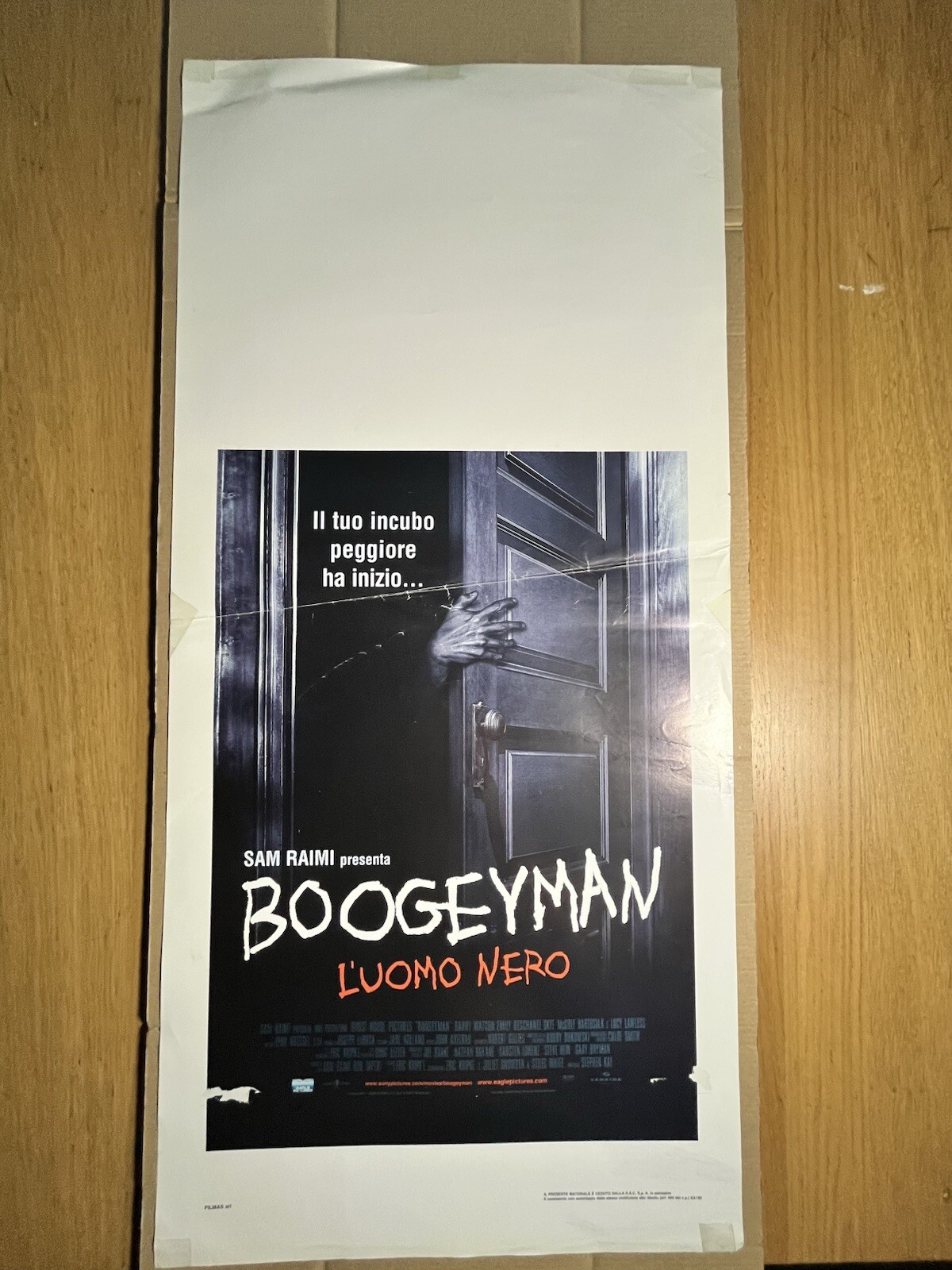Locandina originale film Boogeyman - L'uomo nero (2005) - Regia di Stephen Kay