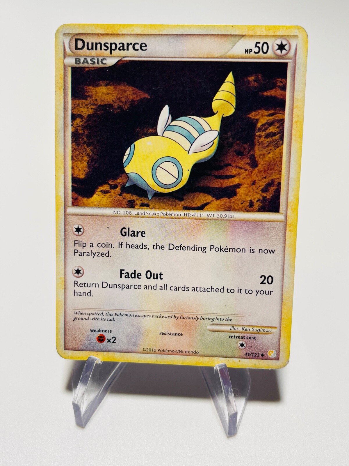 DUNSPARCE 2009 Pokemon HeartGold & SoulSilver Uncommon POKÉMON 41/123