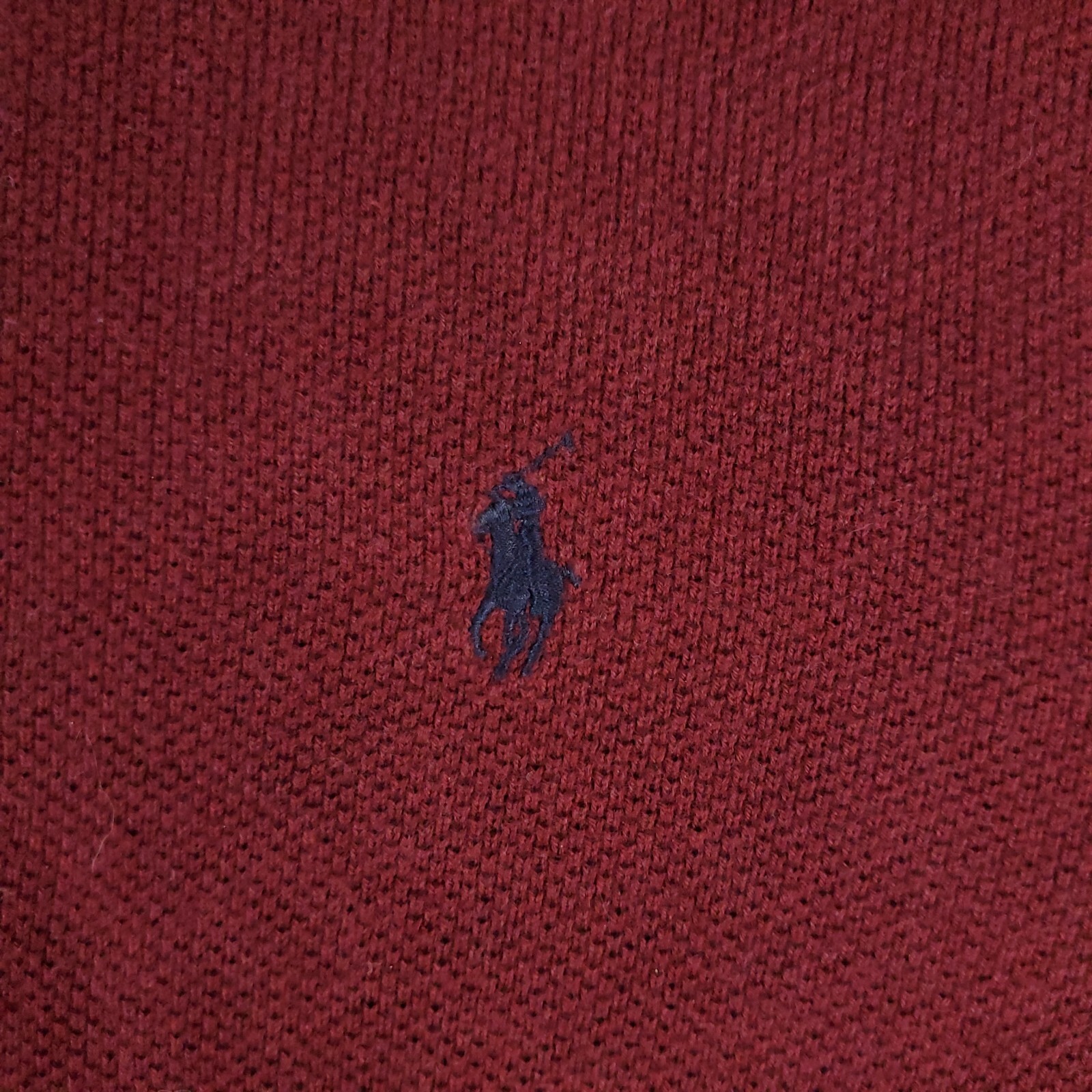 Maglione Ralph Lauren uomo XL rosso pony casual pullover felpa