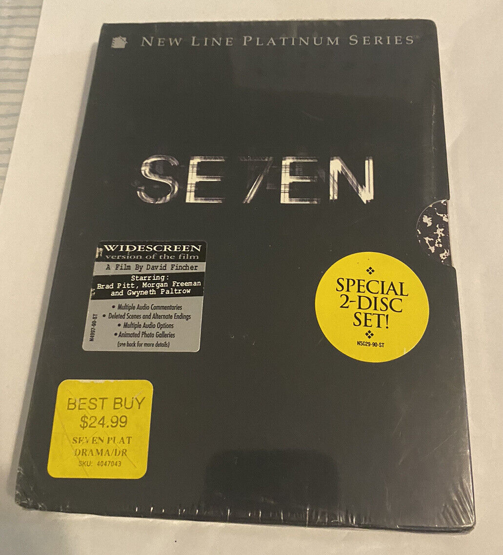 Seven+%28DVD%2C+2000%2C+2-Disc+Set%2C+Platinum%29 for sale online