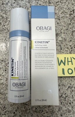 OBAGI Kinetin+ Hydrating Cream 1.7oz/50mL Anti-Aging FULL SZ SEALED BOX $62