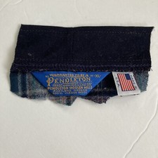Pendleton Replacement Tags Clothing 100% Virgin Wool Size XL +Made in USA (Blue)