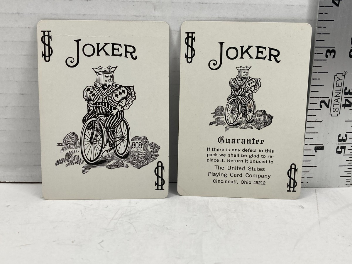 トランプ Palm Springs Playing Cards Vintage Joker Card Set Blue Cherub Pattern United States
