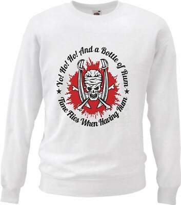 Sweatshirt A BOTTLE OF RUM SKULL PIRAT SEERÄUBER PIRAT PIRATEN SEERÄUBER SKULL