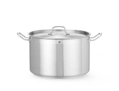Kochtopf, mittel - mit Deckel, HENDI, Profi Line, 23,5L, ø360x(H)230mm