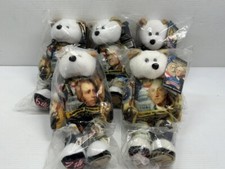 Lot of 5 Presidents Bears With Coin