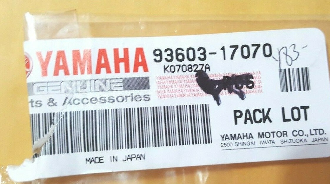 Yamaha FJR1300,XS650, TX650 NOS Dowel Pin 93603-17070 Qty. 4 (L