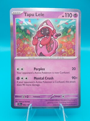 Tapu Lele 092/191 Sv08: Surging Sparks Pokémon TCG Holo Near Mint/Mint