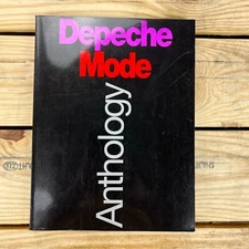 Vintage 1991 Depeche Mode Anthology Songs Book Guitar Piano Amsco RARE