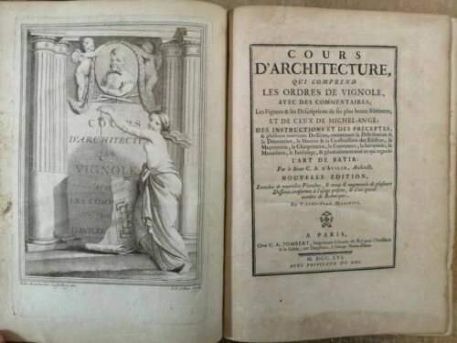 Livres anciens et de collection reliés, sur architecture et design, en français