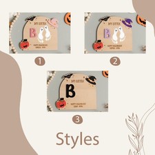 DIY Halloween Footprint Art, My Little Boo Logo, Halloween Children's Crafts