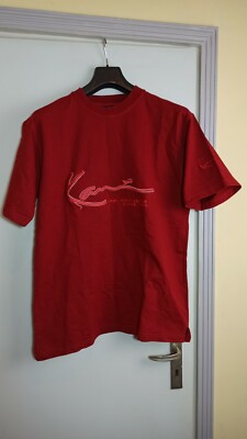 Karl Kani Hip Hop Urban Streetwear T-Shirt Vintage '90s Red Sz XL