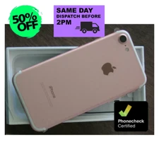 Apple iPhone 7 -32GB 128GB- Good Unlocked Verizon At&t T-Mobile Red/Rose Gold 