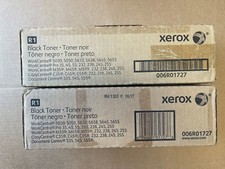 LOTS OF 2 Xerox 006R01727 Black Toner Workcentre 5030 Genuine OEM Sealed