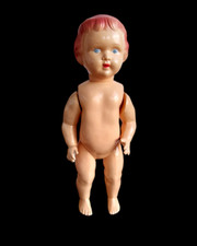 Vintage 1960's USSR Russian Soviet CELLULOID LARGE Toy Doll GIRL