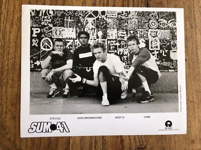 Sum 41 Music Group Vintage 10X8  Press Photo - Image #1