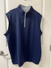Peter Millar navy sleeveless vest NWT size XL