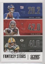 2020 Score Fantasy Stars Daniel Jones Mike Evans Aaron Jones #FS-DMA vf9
