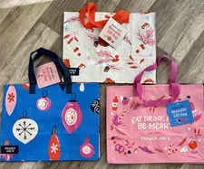 Trader Joes’s Holiday Gift Tote Bag 3 Set Limited Christmas 2025🎄🛍️