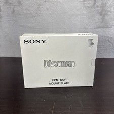 Sony Discman Car Mount Plate/Power Adapter CPM-100P New NOS