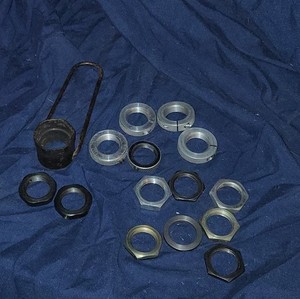 Hornady RCBS Lee Lyman Redding 7/8” x 14 Lock Ring Reloading Die ~Lot of (51)