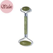 Jade Stone Face Roller, Dual-Sided Face Massager to Cool and De-Puff, Jade, 1 Co