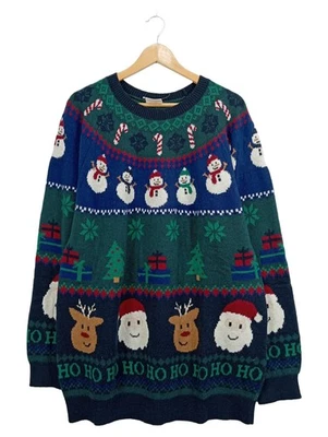 Famy Pull Homme Bleu Noël Laine (EU 54, INT XXL) - Photo 1/3