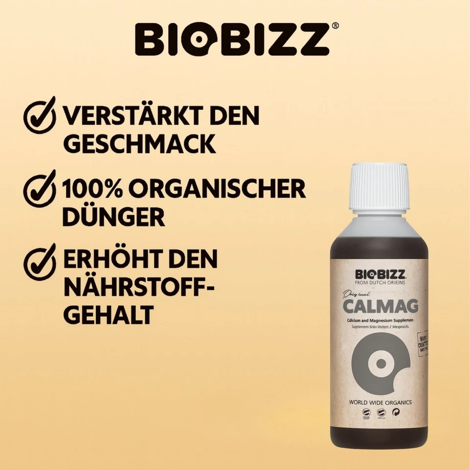 BioBizz CalMag Naturdünger NPK Dünger Grow Flüssig Bio Organ Anbau Indoor - Bild 3 von 4