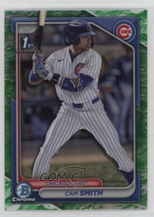 2024 Bowman Draft Chrome Lunar Glow Refractor Cam Smith #BDC-67 0w27