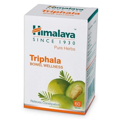 Himalaya Triphala Bowel Wellness Tablets Health Benefits 60 Tablets