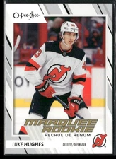 2023-24 O-Pee-Chee Luke Hughes RC #572 New Jersey Devils