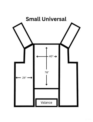 #ad Small Universal Double Seam Landau Top $165.00