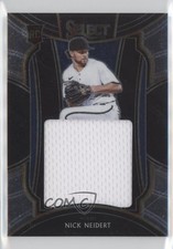 2021 Panini Select Rookie Jumbo Swatches Nick Neidert #RJS-NN 1ax
