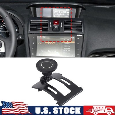 Black ABS Central Air Vent Magnetic Phone Holder For Subaru Forester 2013-2018