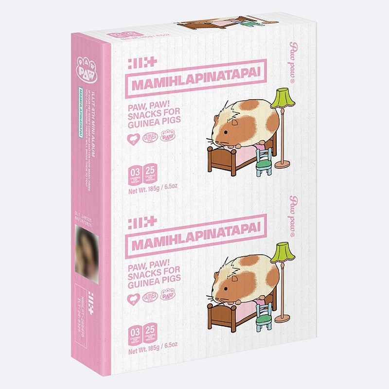 ILLIT [MAMIHLAPINATAPAI] 4th Mini Album PAW PAW Ver/M.CD+3Book+