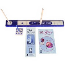 EZ Bow Maker with Rose Flower Maker Attachment Ribbon Craft Tool Kit