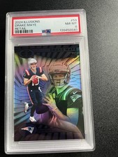 2024 Panini Illusions - Drake Maye #59 Retail (RC) PSA 8!