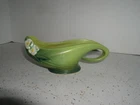 Roseville Pottery 954-7 Mock Orange Planter 060B RARE GREEN color