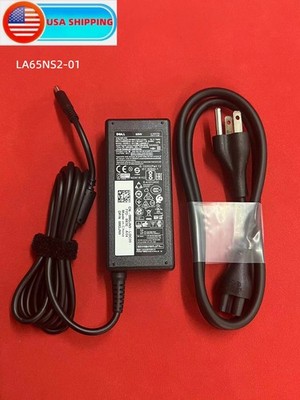 DELL Genuine 65W PA-12 6TM1C AC Adapter LA65NS2-01 Charger 4.5mm Small TIP